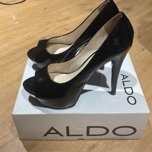 Aldo Withey platform heels black size 41b